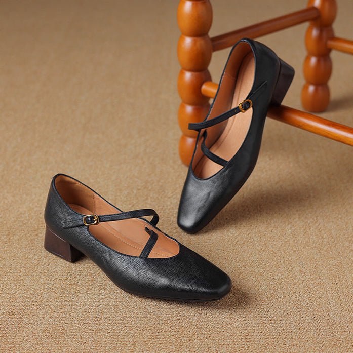 Orida Genuine Leather Heels