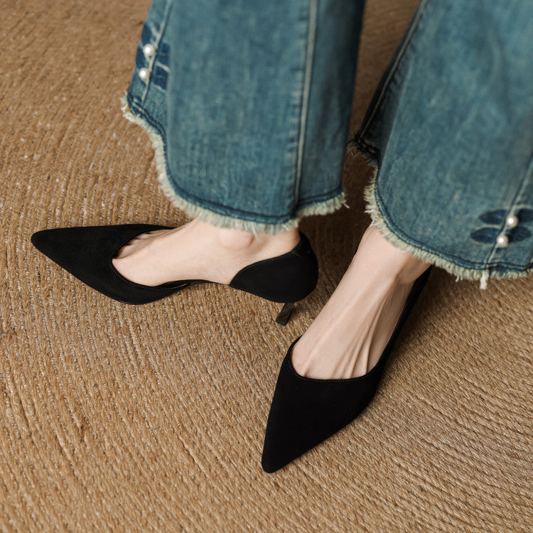 Sophie Genuine Leather Heels