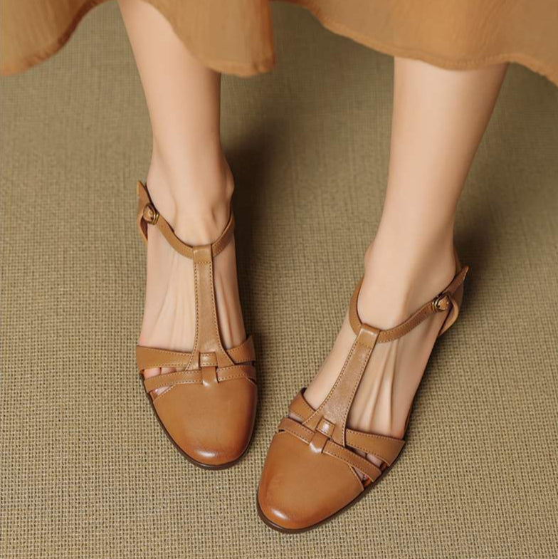 Daria Genuine Leather Flats