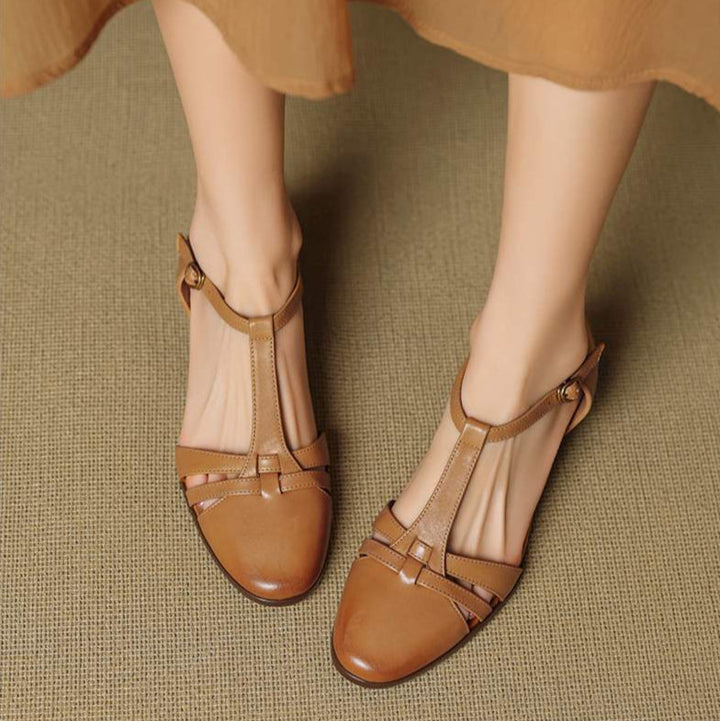 Daria Genuine Leather Flats
