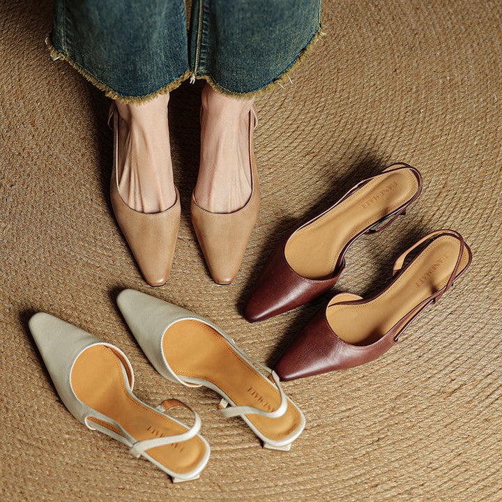 Emry Genuine Leather Heels