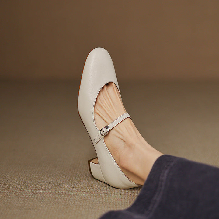 Cyra Genuine Leather Pumps