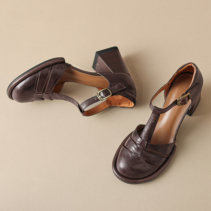 Kate Genuine Leather Heels