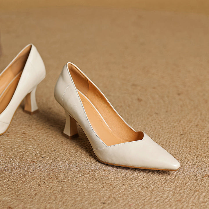 Morae Genuine Leather Heels