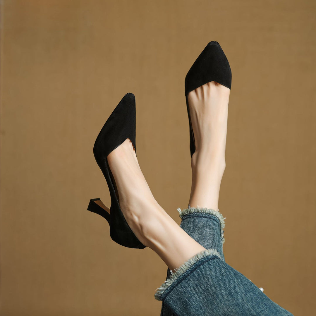 Morae Genuine Leather Heels