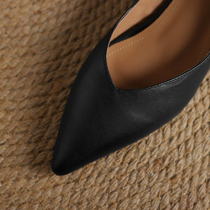 Loxey Genuine Leather Heels