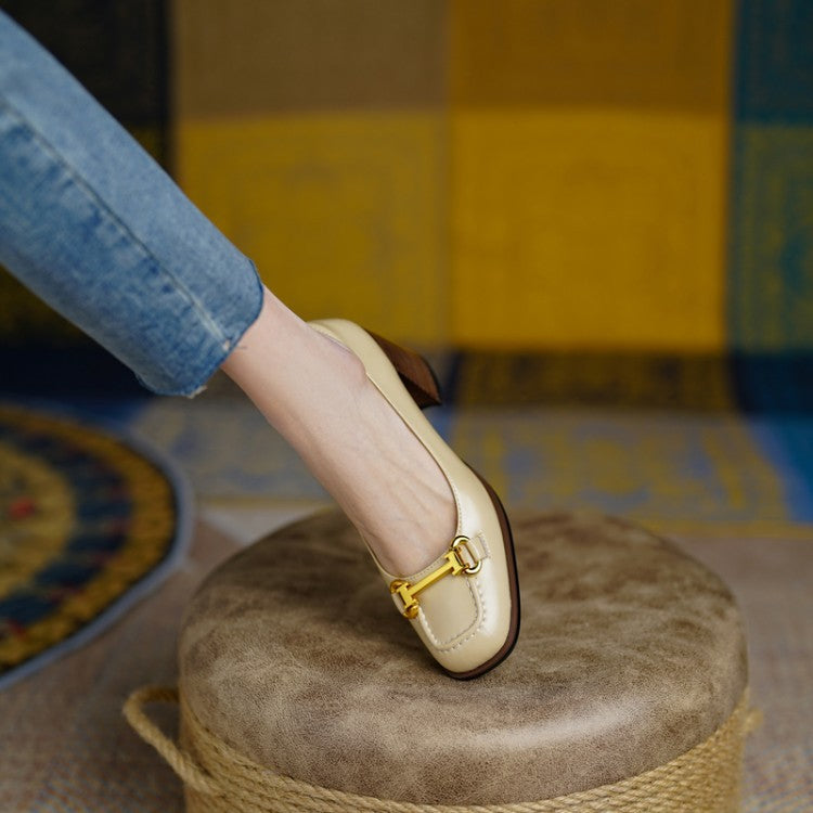 Velora Genuine Leather Heels