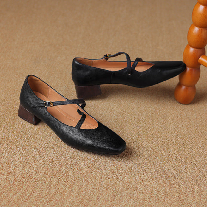 Orida Genuine Leather Heels