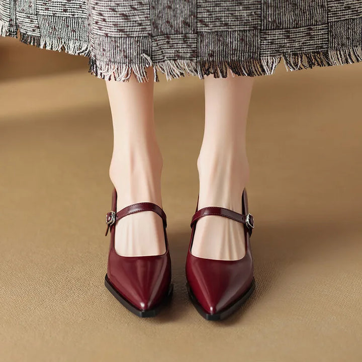 Allure Genuine Leather Heels