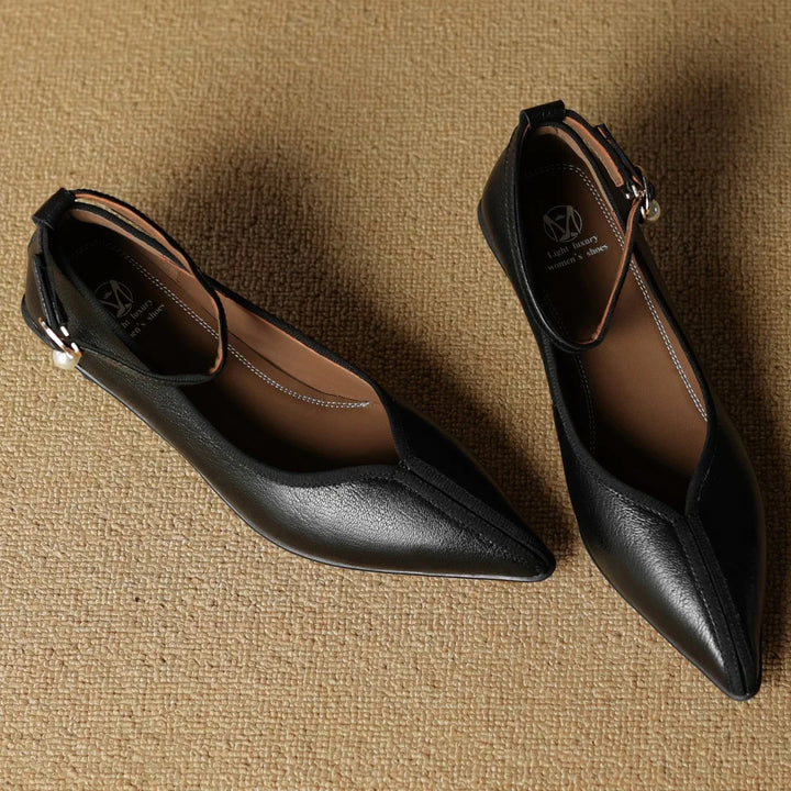 Mava Genuine Leather Heels