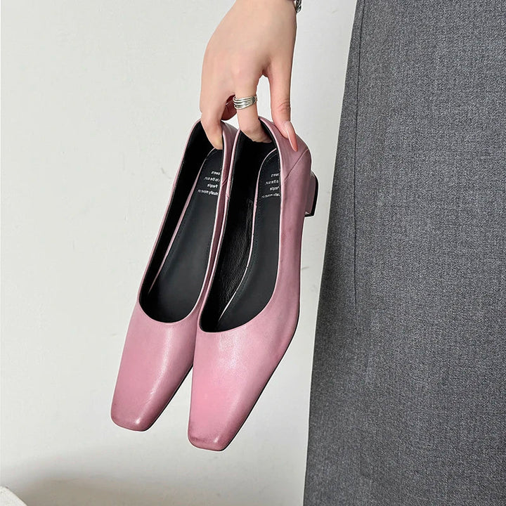 Calyan Genuine Leather Pumps