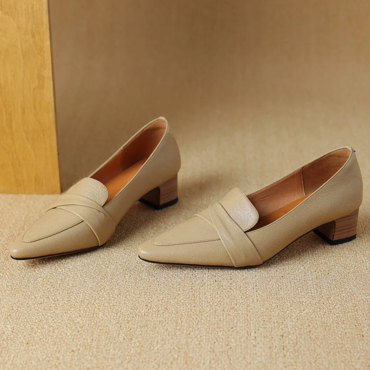 Naira Genuine Leather Pumps