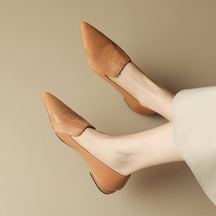 Klara Genuine Leather Flats