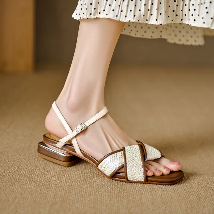 Rovena Leather Sandals