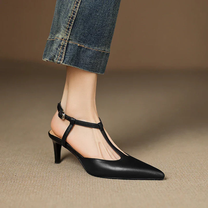 Vaila Genuine Leather Heels