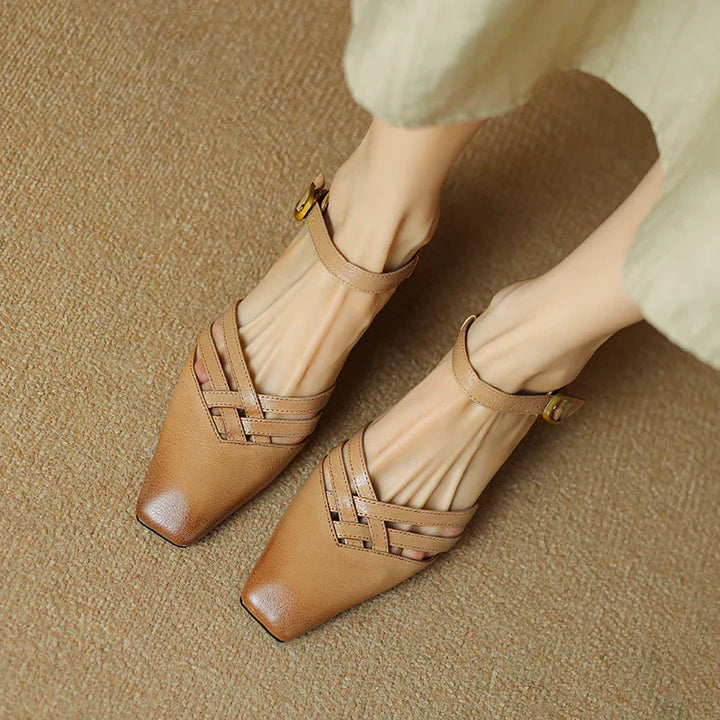 Marisol Genuine Leather Heels