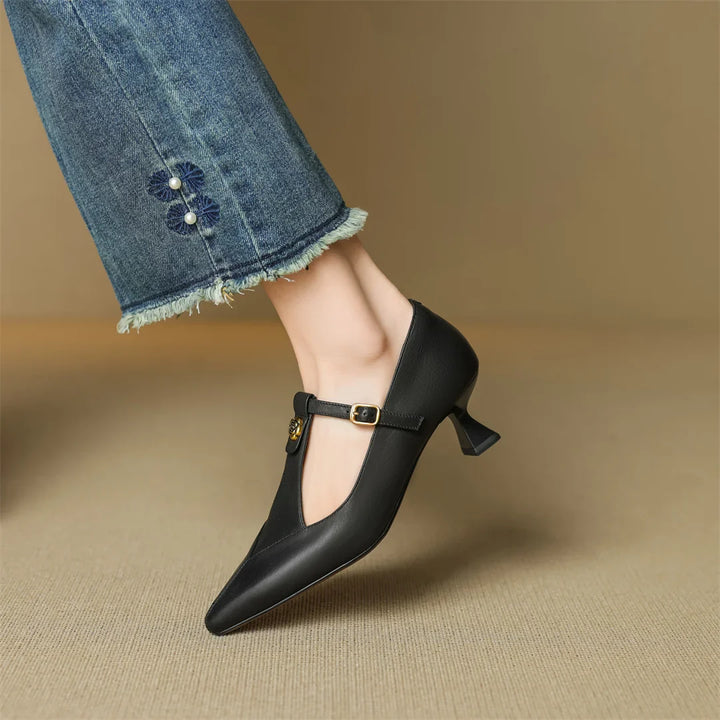 Cressa Genuine Leather Heels