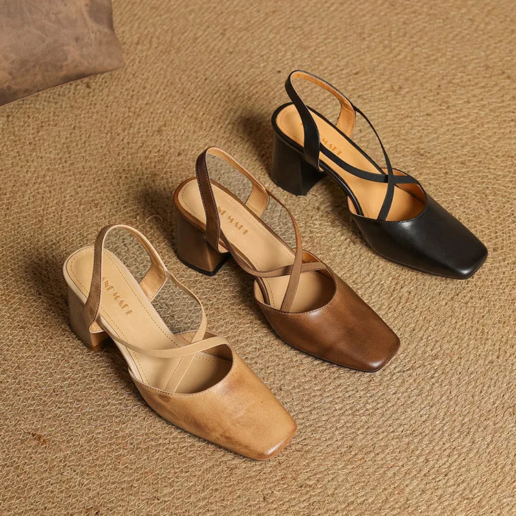 Petra Genuine Leather Heels