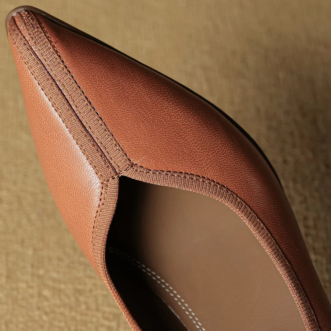 Mava Genuine Leather Heels
