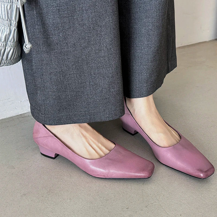 Calyan Genuine Leather Pumps