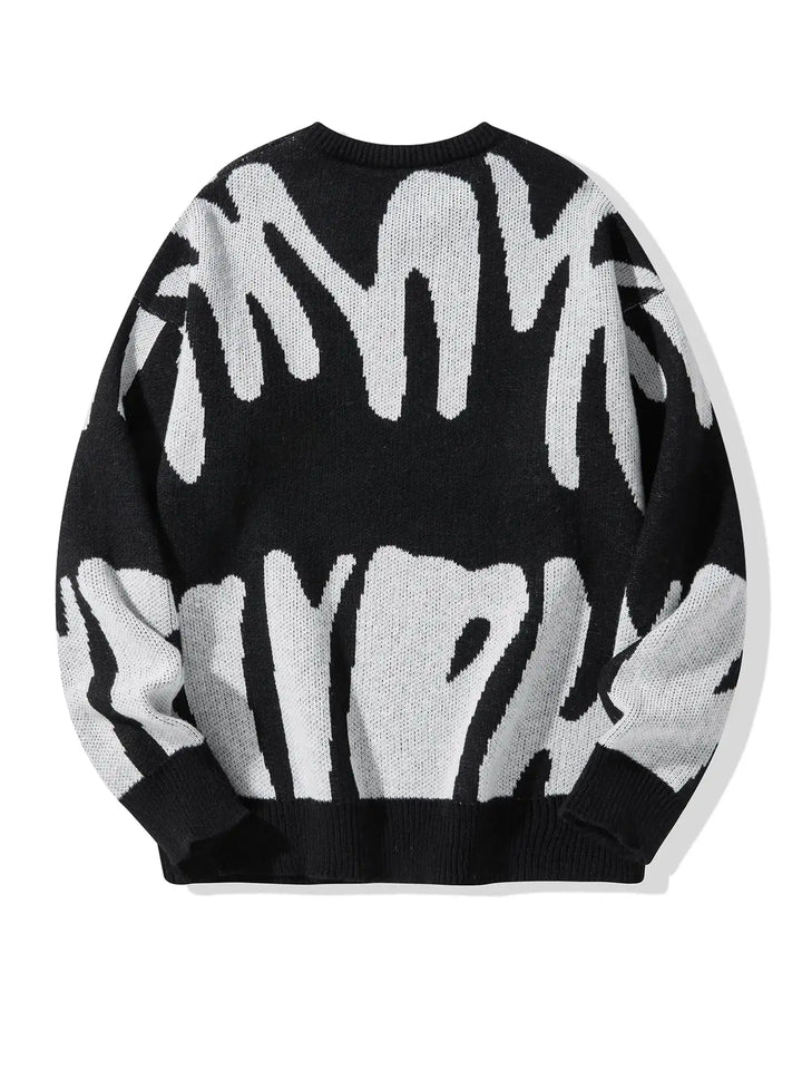 Inkblot Abstract Sweater