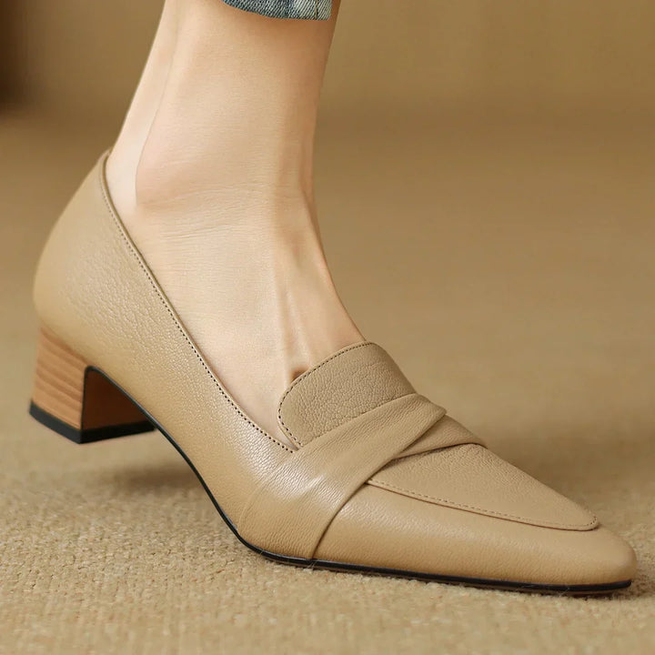 Naira Genuine Leather Pumps