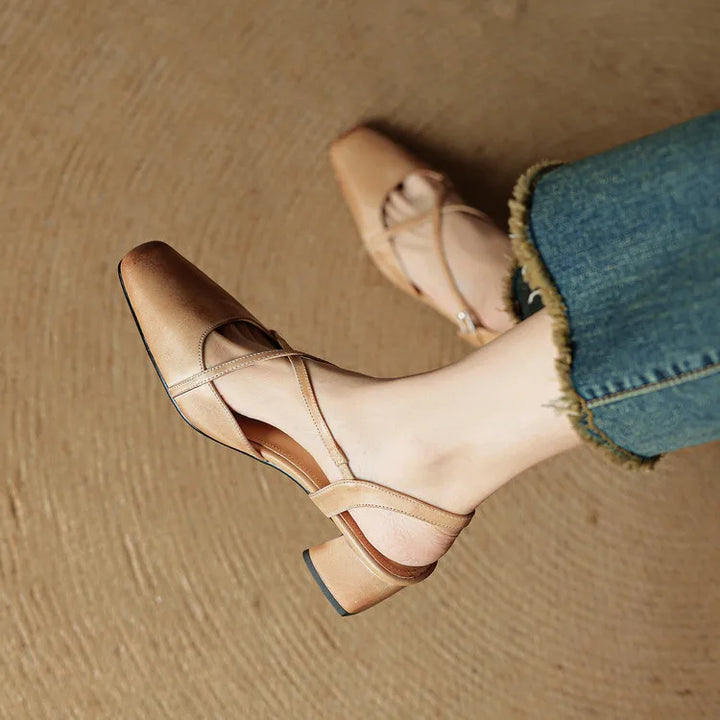 Meloni Genuine Leather Heels