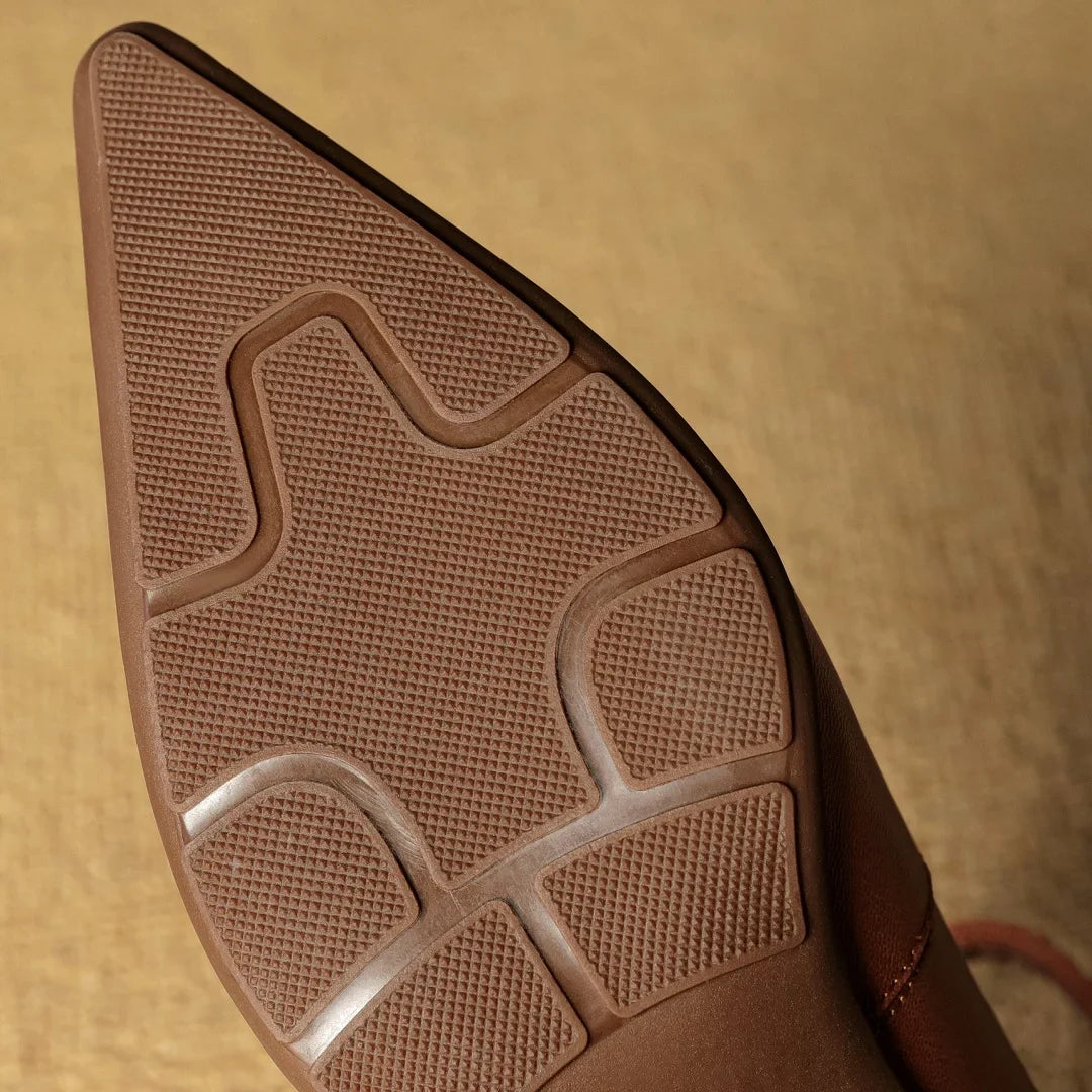 Mava Genuine Leather Heels