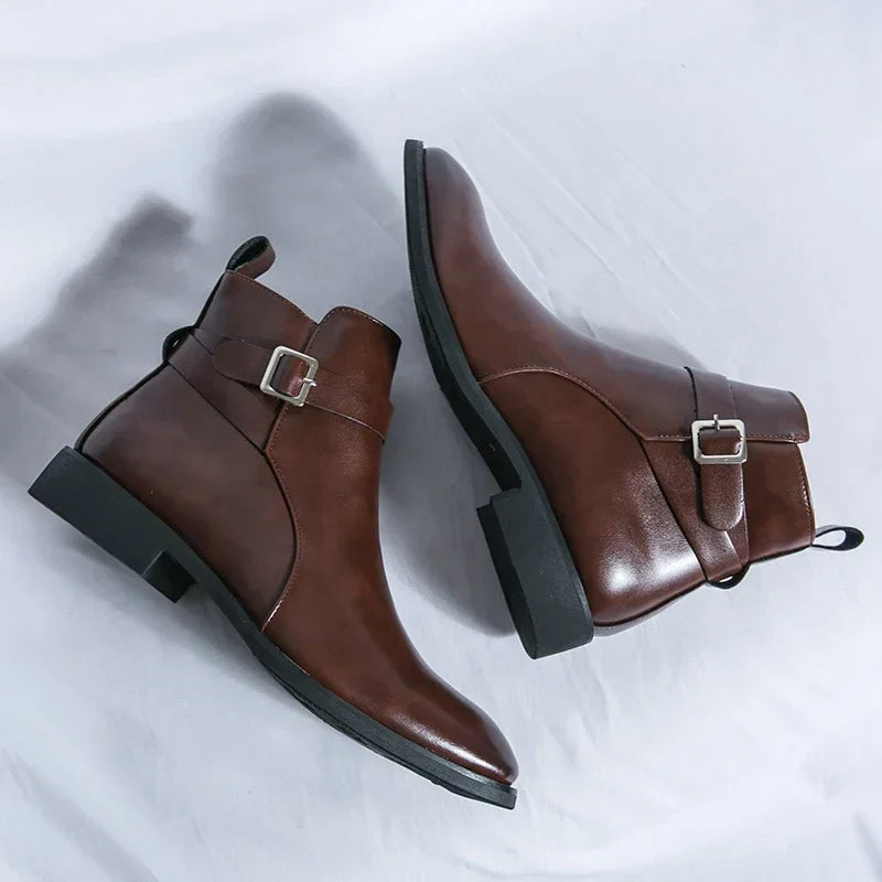 Marco Genuine Leather Chelsea Boots