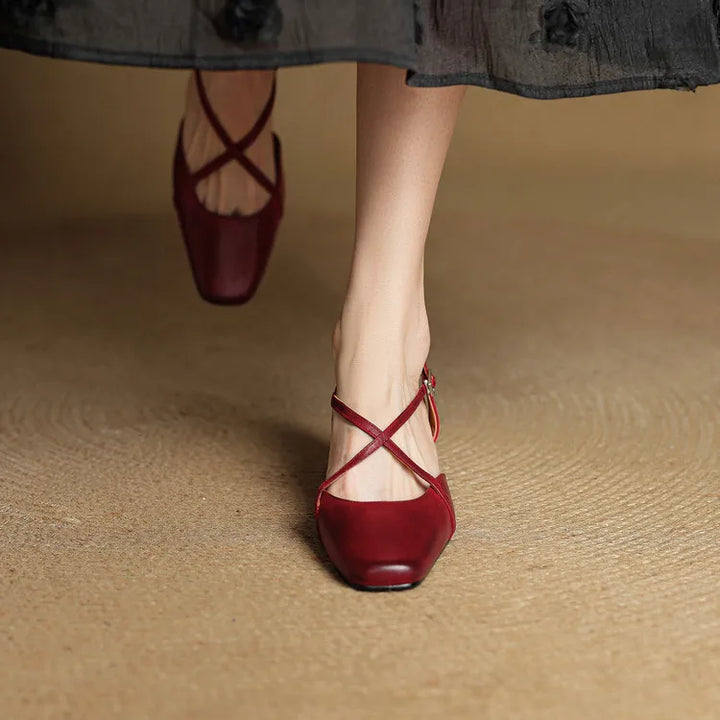 Meloni Genuine Leather Heels