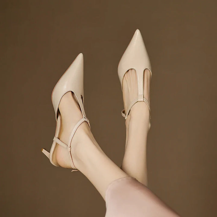 Vaila Genuine Leather Heels