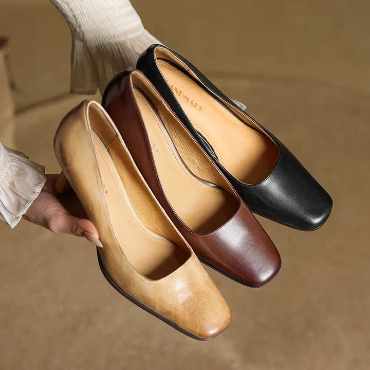 Diara Genuine Leather Heels