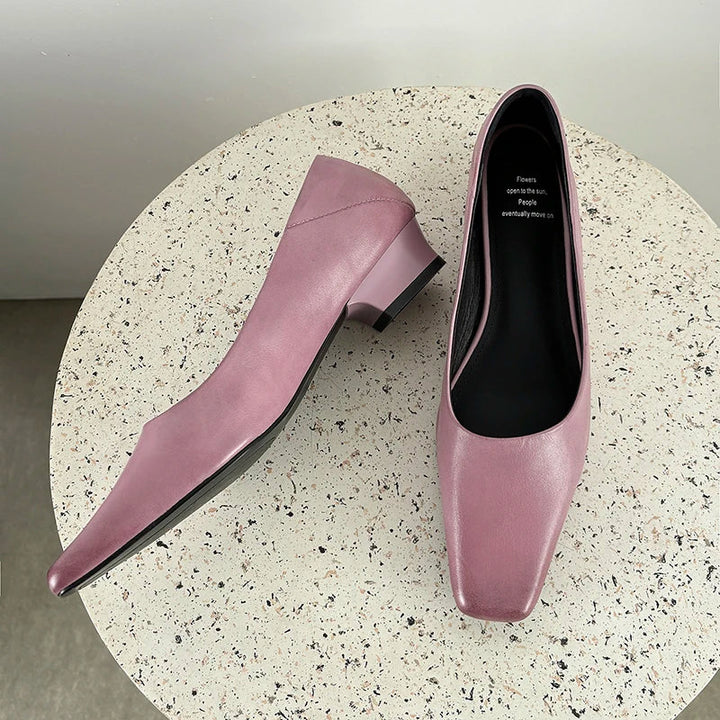 Calyan Genuine Leather Pumps