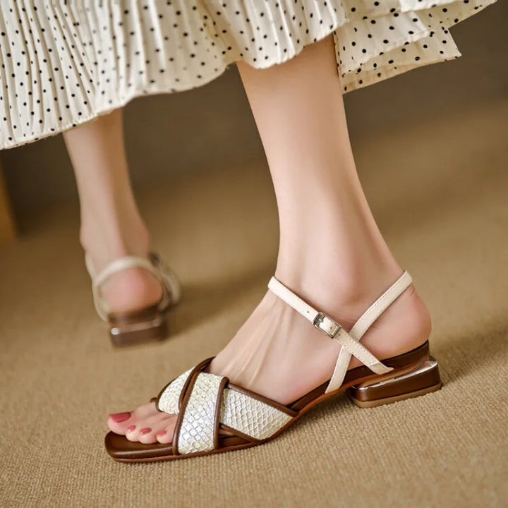 Rovena Leather Sandals