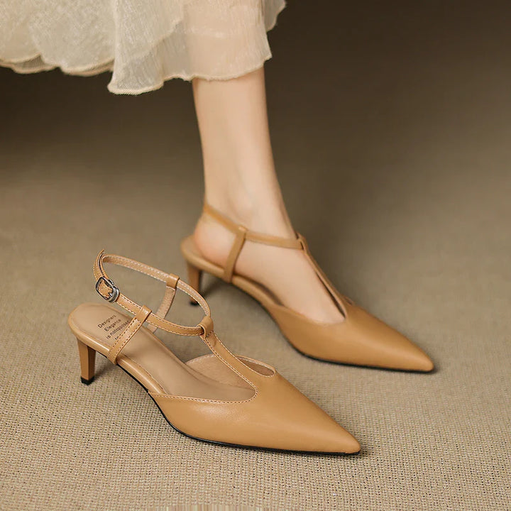 Vaila Genuine Leather Heels