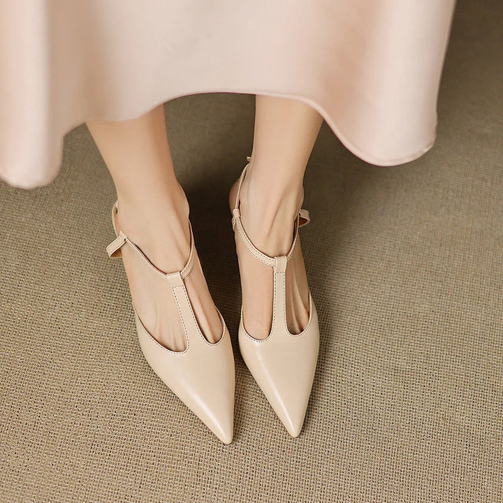 Vaila Genuine Leather Heels