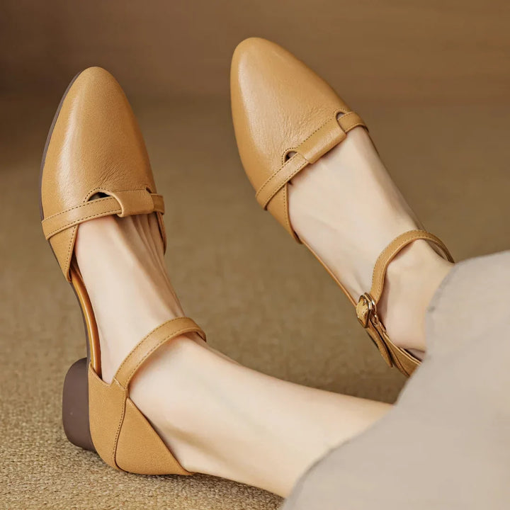 Laney Genuine Leather Heels