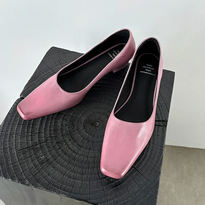 Calyan Genuine Leather Pumps