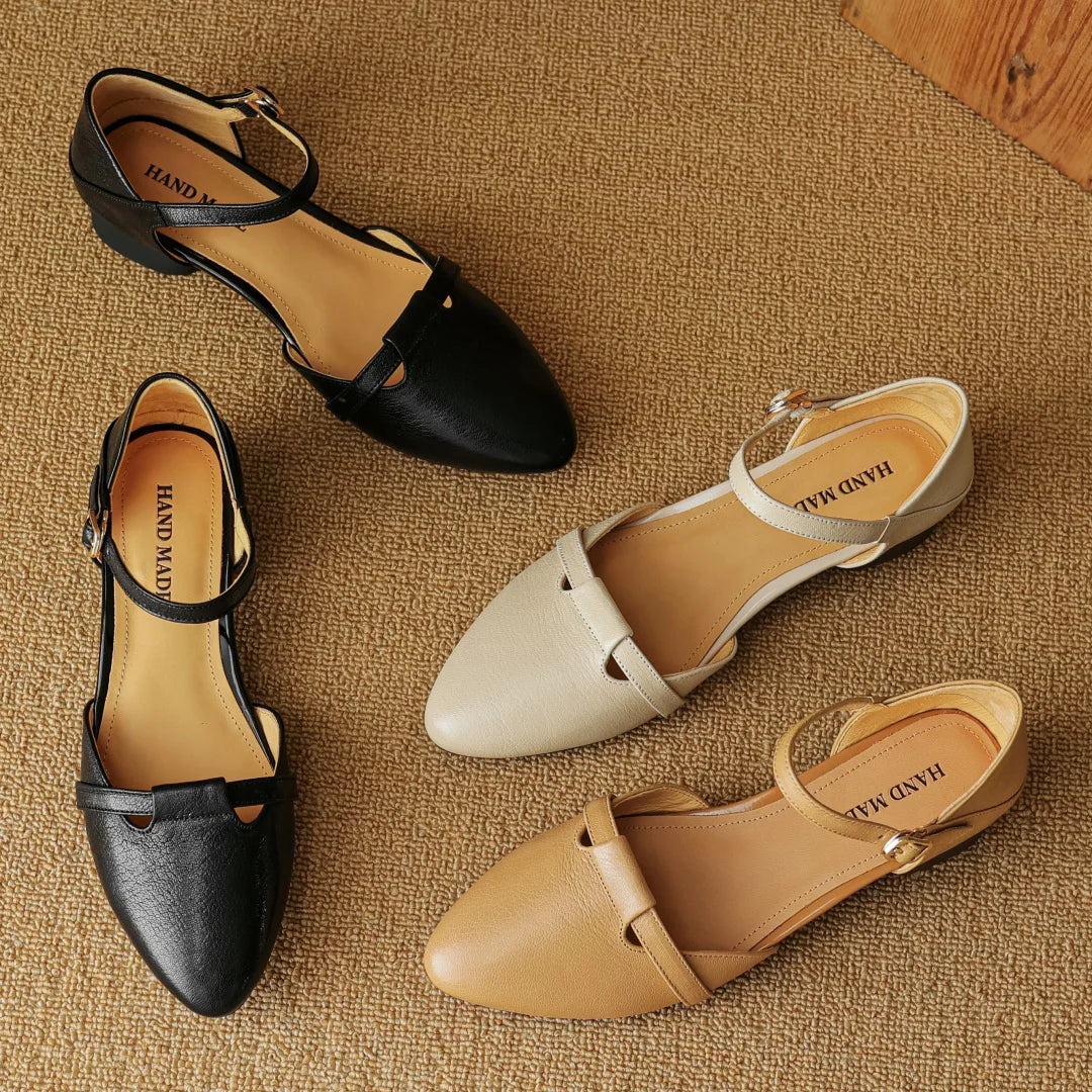 Laney Genuine Leather Heels