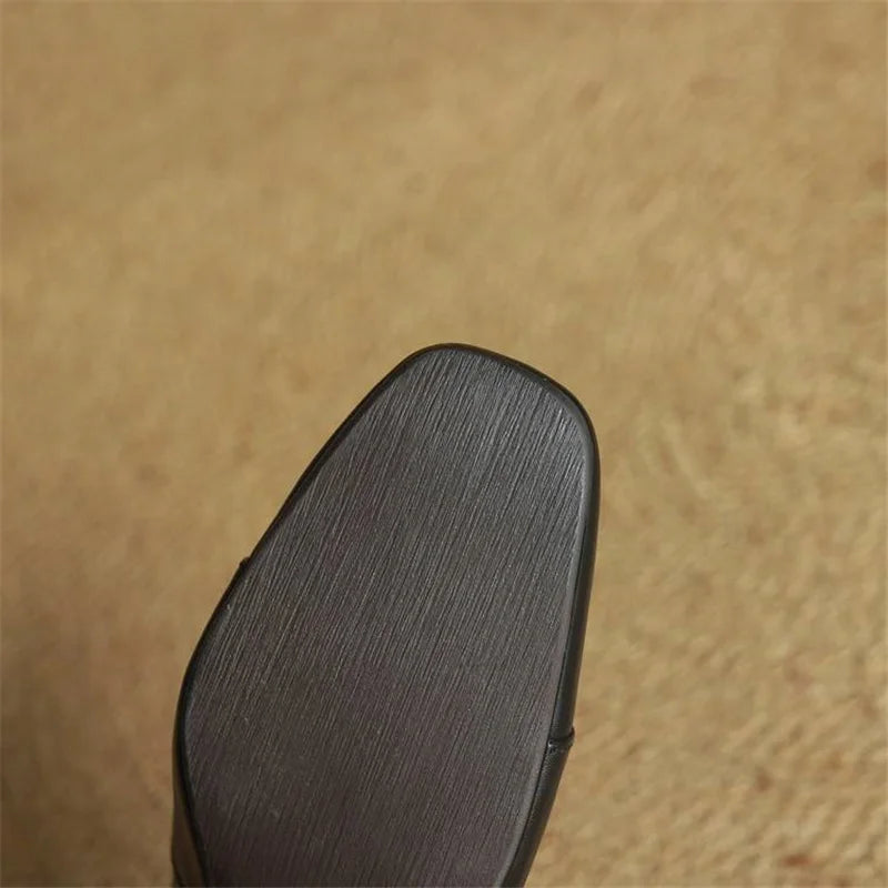 Elora Genuine Leather Heels