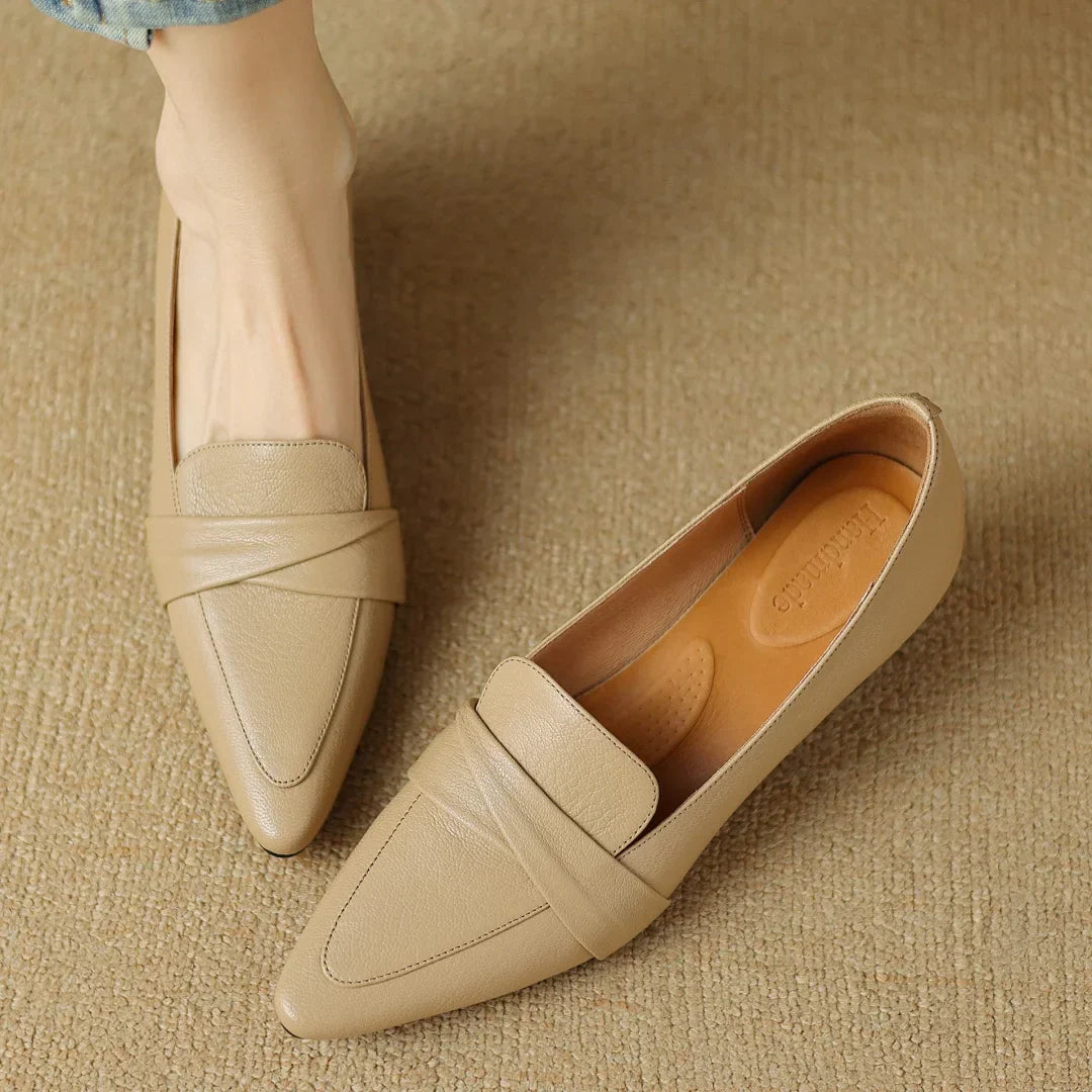 Naira Genuine Leather Pumps