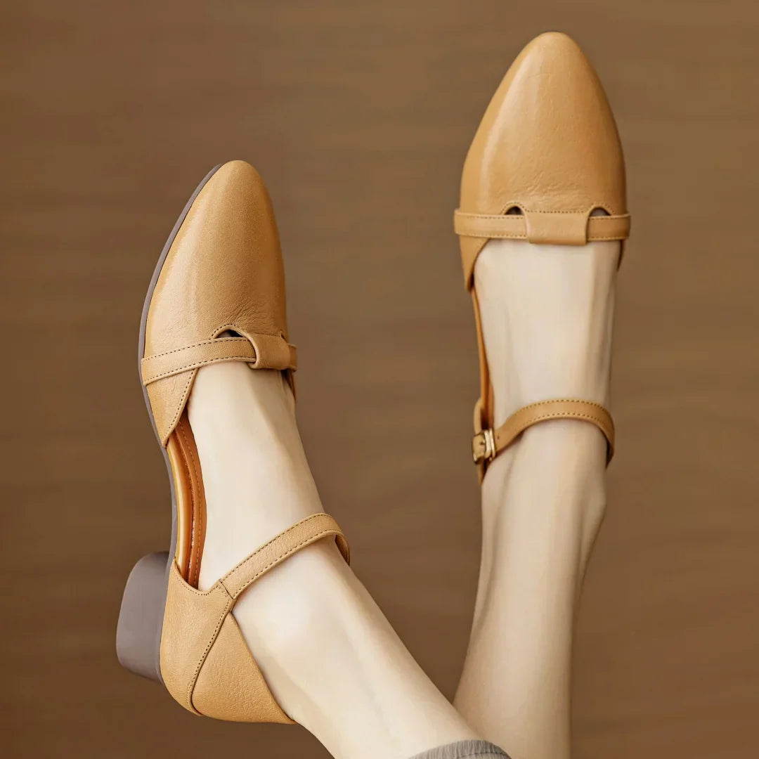 Laney Genuine Leather Heels