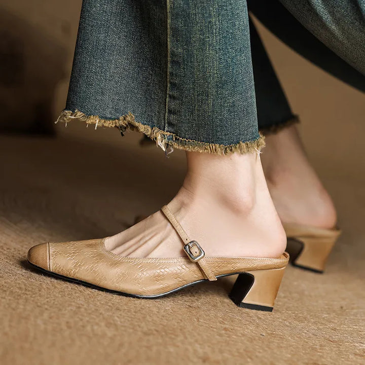 Berla Genuine Leather Mules