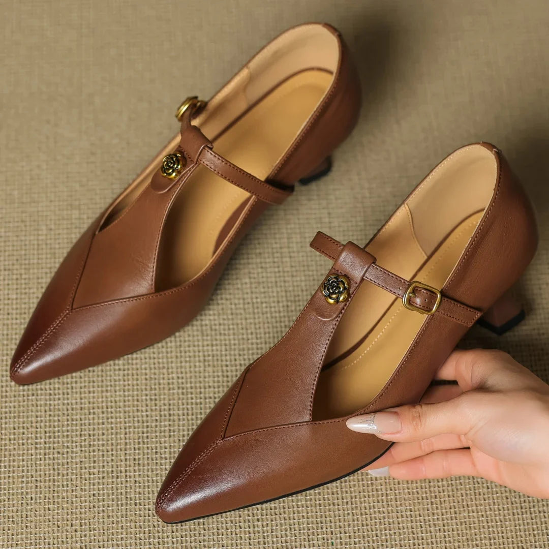 Cressa Genuine Leather Heels