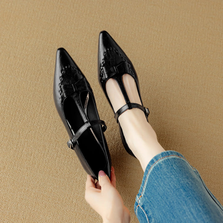 Tiara Genuine Leather Pumps