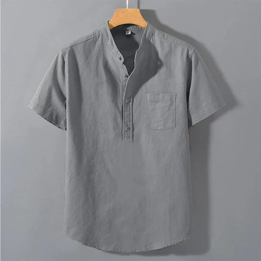 Vartos Cotton-Linen T-Shirt