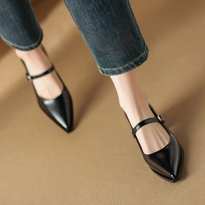 Allure Genuine Leather Heels