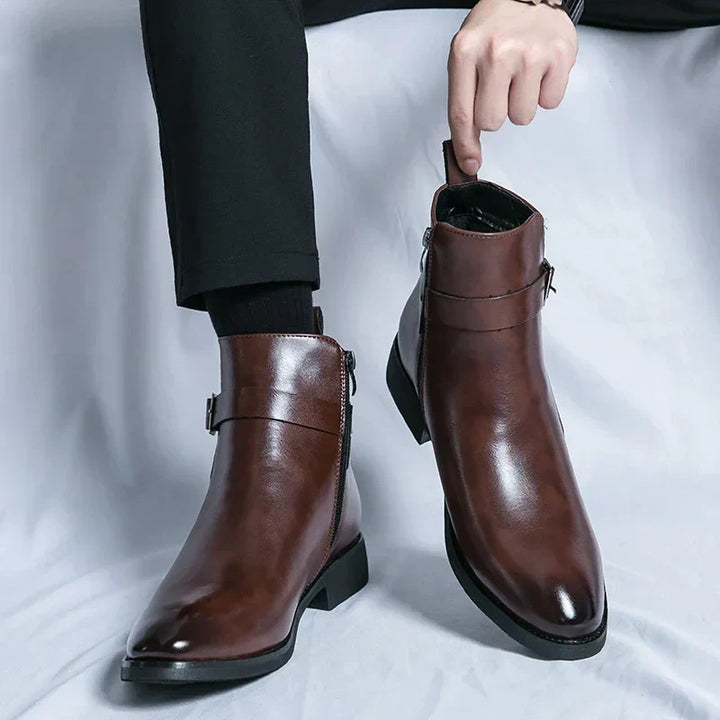 Marco Genuine Leather Chelsea Boots