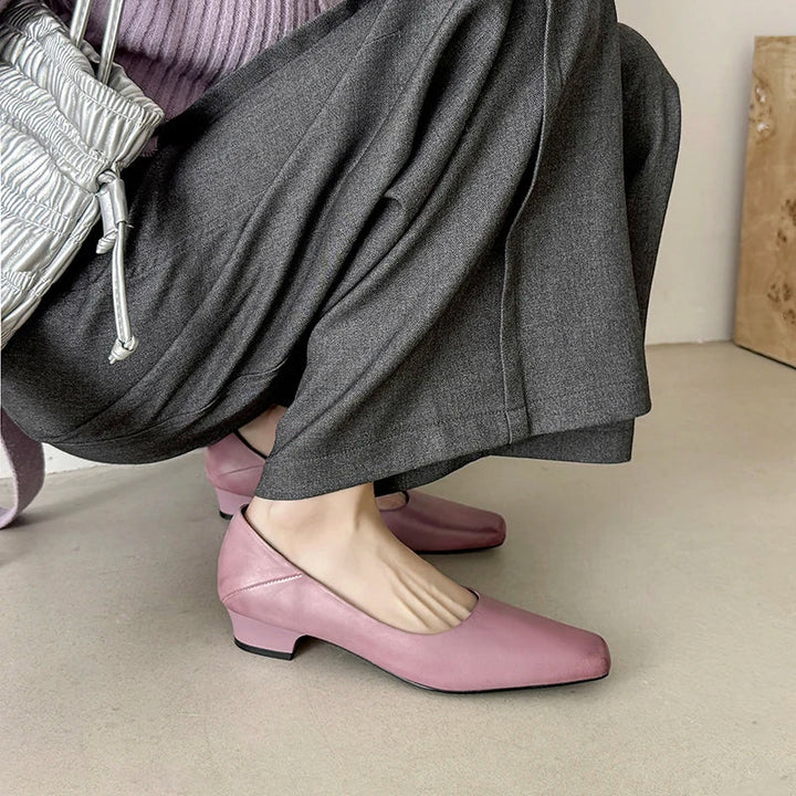 Calyan Genuine Leather Pumps