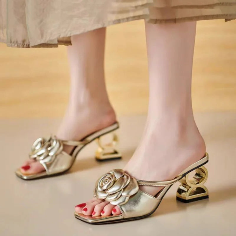 Rosette Heels